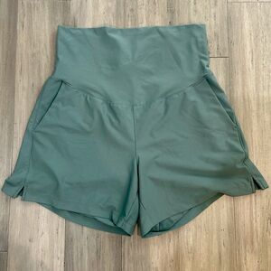 Old Navy Maternity Rollover-Waist PowerSoft Shorts